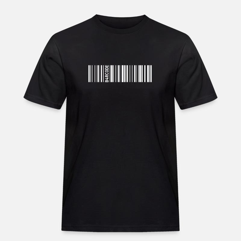 B4RCODE. Compact - Männer Workwear T-Shirt - Schwarz