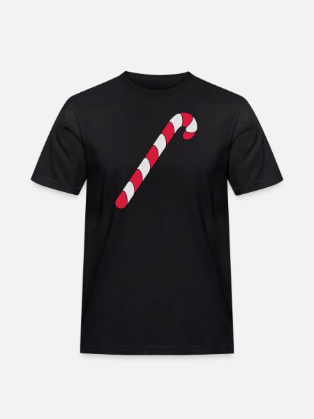 Zuckerstange - Männer Workwear T-Shirt - Schwarz