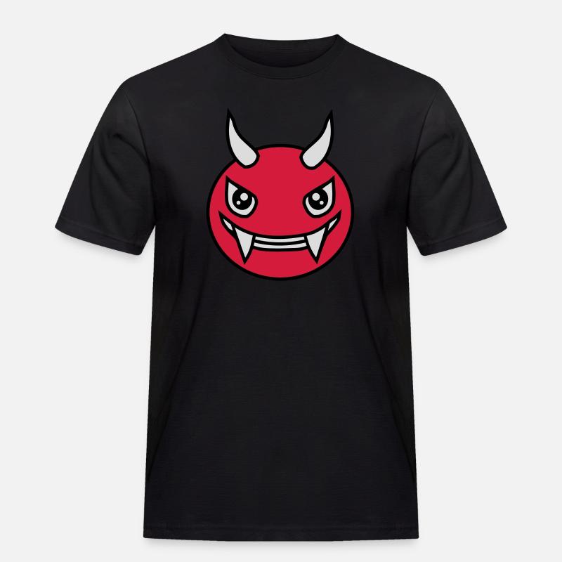 Design Face Evil Devil - Men's Workwear T-Shirt - black