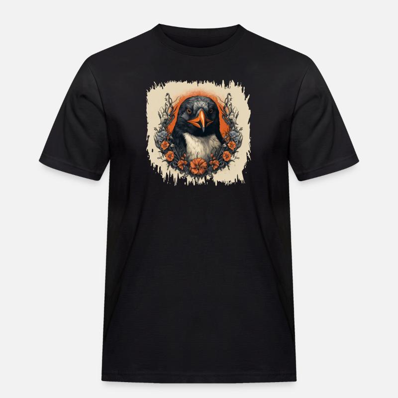 Pingouin dansant présente déclaration Cool - T-shirt Workwear homme - noir