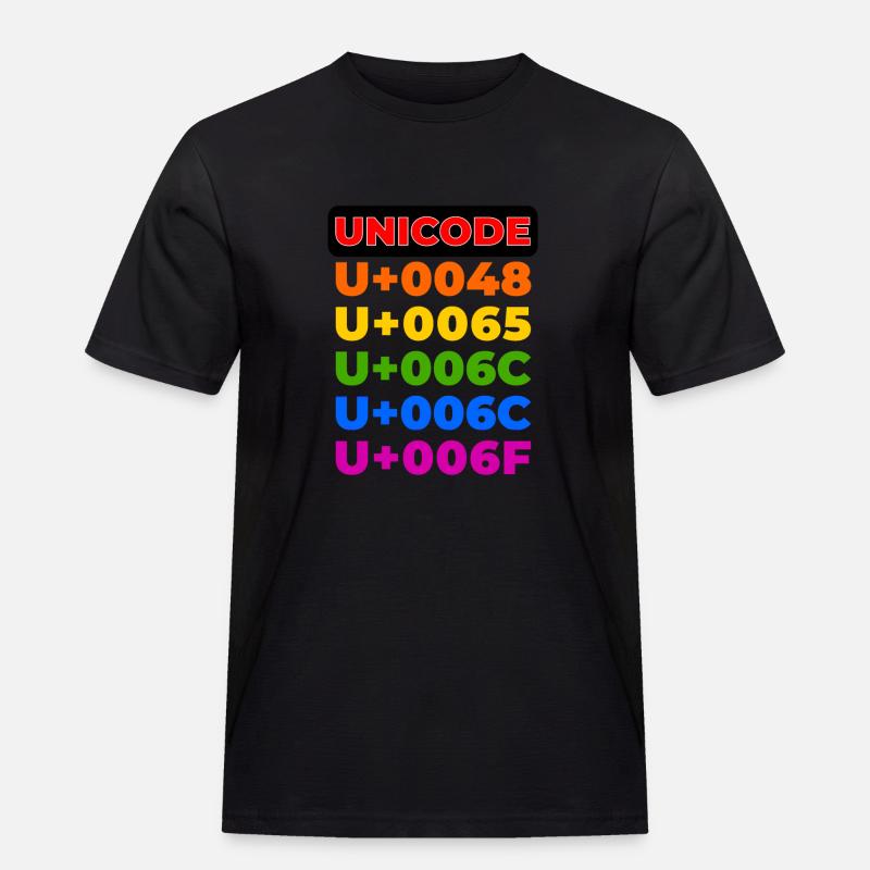 UNICODE - Men's Workwear T-Shirt - black