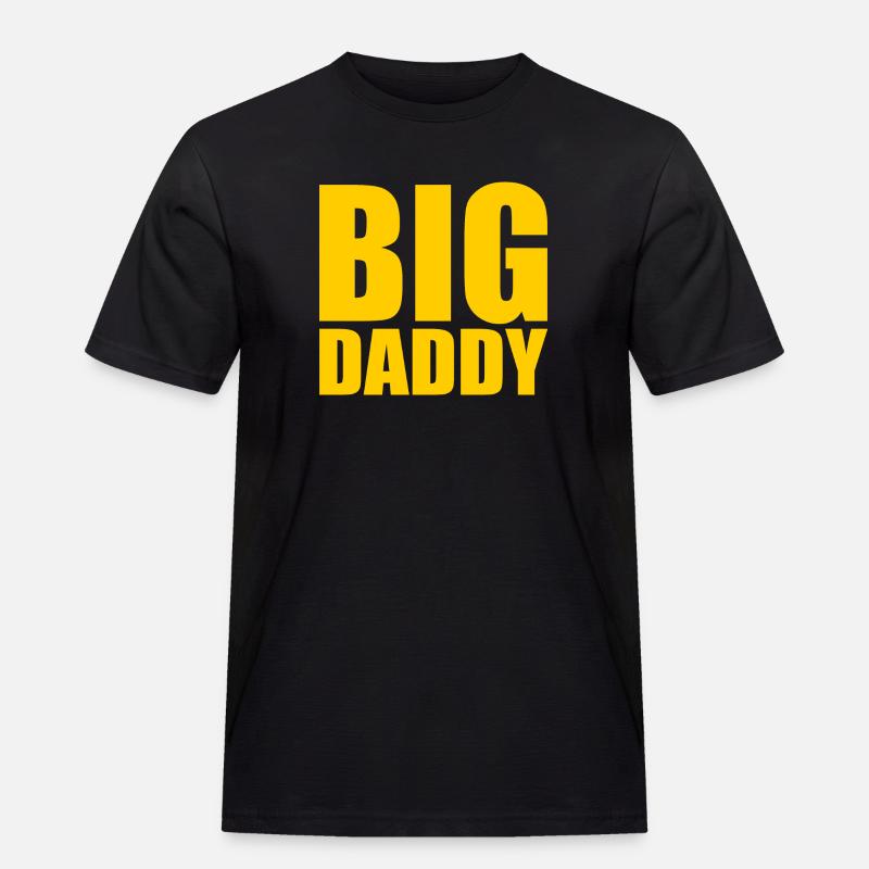 BIG DADDY - Männer Workwear T-Shirt - Schwarz