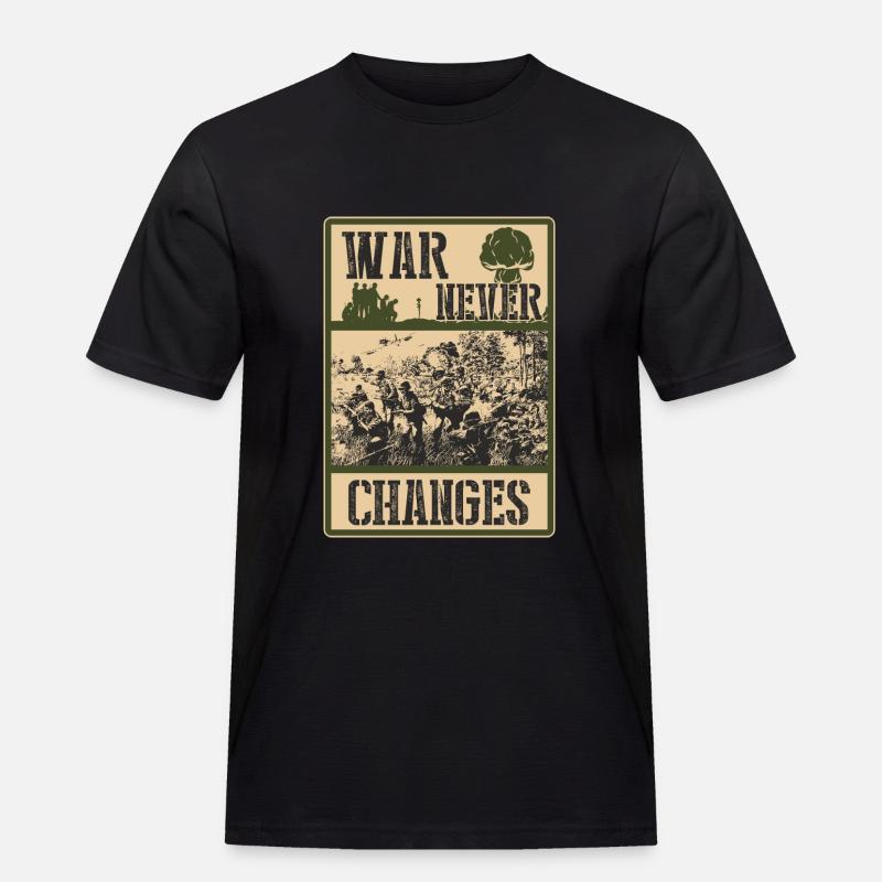 War Never Changes - Men's Workwear T-Shirt - black