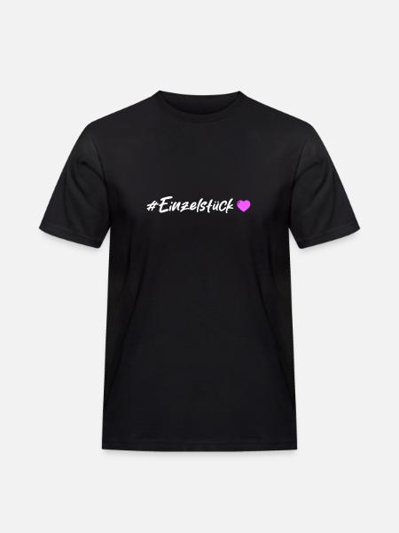 One-of-a-kind heart - Men's Workwear T-Shirt - black