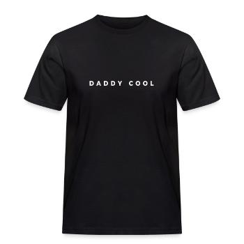 Daddy Cool - Männer Workwear T-Shirt - Schwarz - Vorne - AI Model Male 178 light (178cm)
