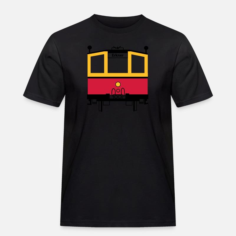 S-Bahn - Männer Workwear T-Shirt - Schwarz