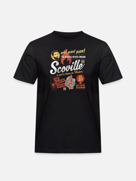 Chili Pepper Scoville Is Not A Town - Men's Workwear T-Shirt - black