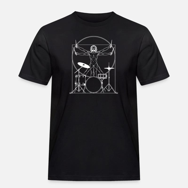 Drummer - Drum drum drum - Men's Workwear T-Shirt - black