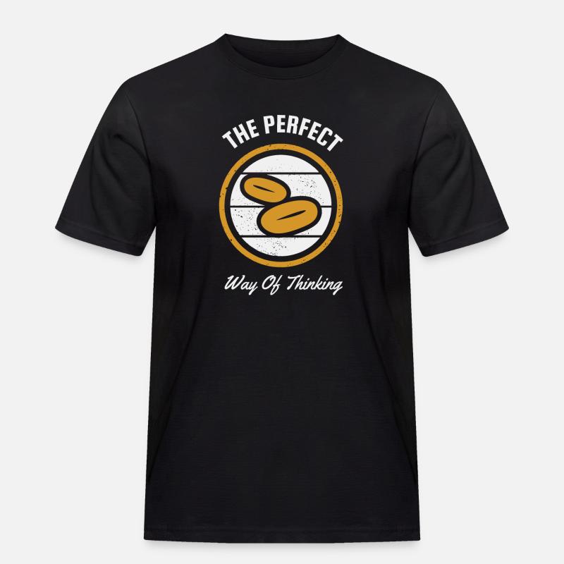 Die perfekte Denkweise: Kaffeebohnen - T-shirt Workwear homme - noir