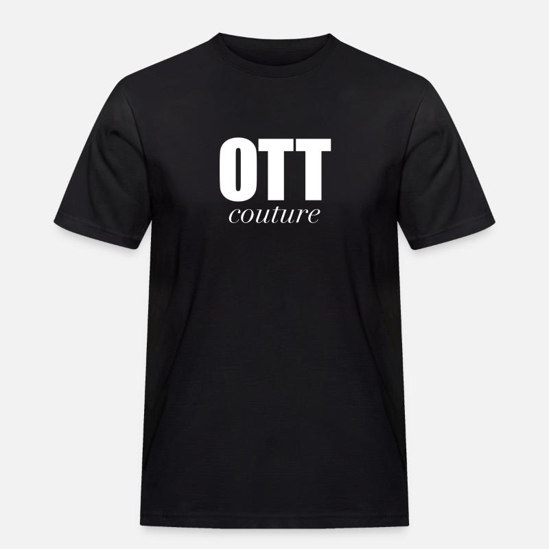 OTT Couture - Männer Workwear T-Shirt - Schwarz