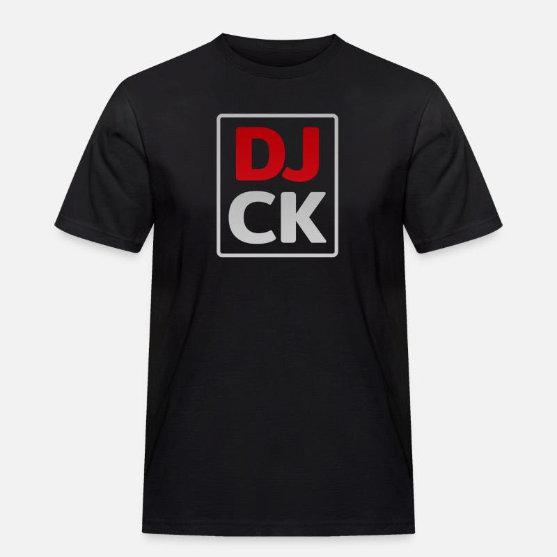 doublejack basic logo - Männer Workwear T-Shirt - Schwarz