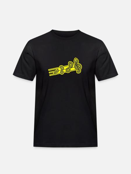 Music Symbol clef - Men's Workwear T-Shirt - black