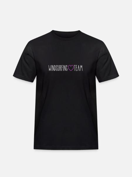 Windsurfing Team Heart - Men's Workwear T-Shirt - black
