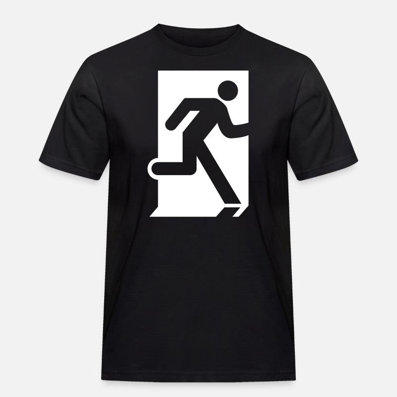 Emergency Exit - Men's Workwear T-Shirt - black
