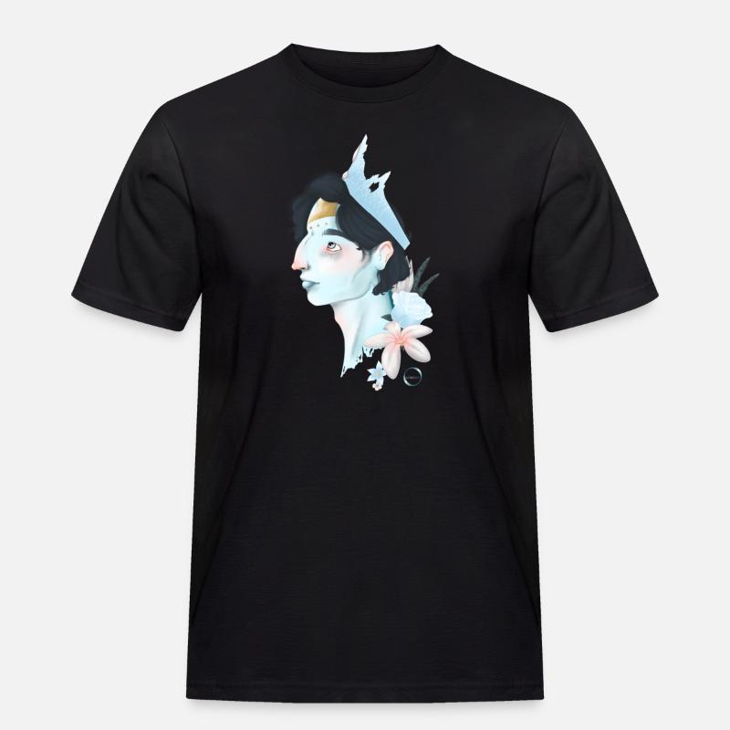 Ice Prinz (Ise) - Männer Workwear T-Shirt - Schwarz