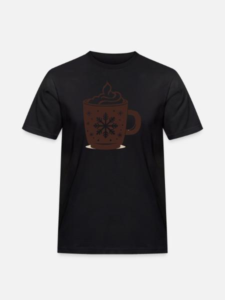 Hot Chocolate Christmas - Men's Workwear T-Shirt - black