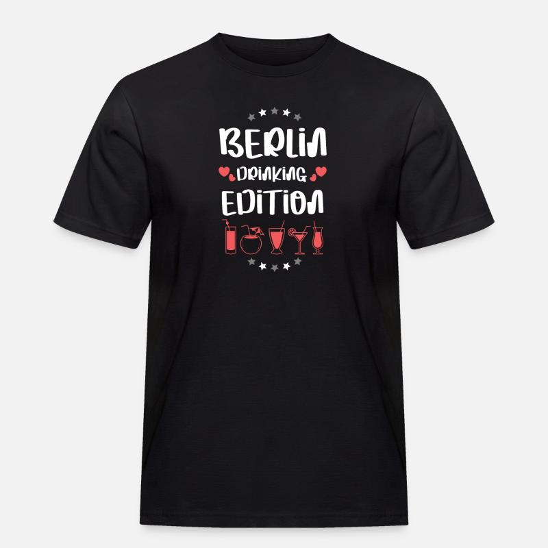 Berlin Drinking Team - Men's Workwear T-Shirt - black