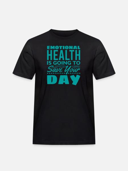 Santé émotionnelle - T-shirt Workwear homme - noir