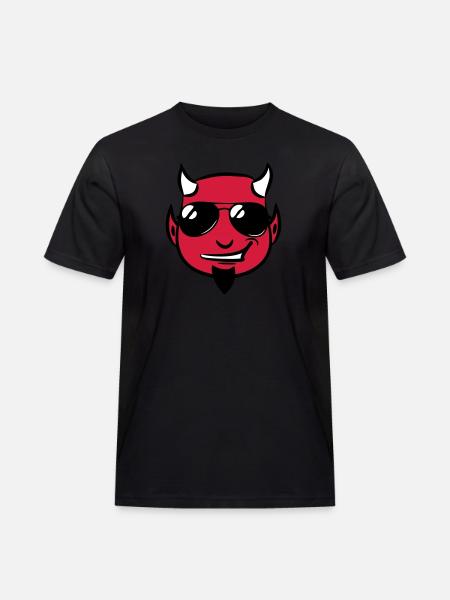 Devil deceitful goatee sunglasses - Men's Workwear T-Shirt - black
