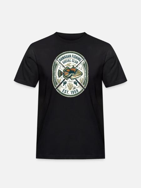 Humuhumunukunukuapua'a Triggerfish Hawaii - Men's Workwear T-Shirt - black
