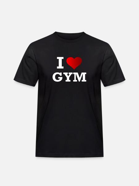 J'AIME GYM - T-shirt Workwear homme - noir