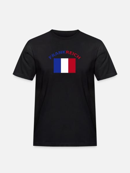 France, France, drapeau, drapeau - T-shirt Workwear homme - noir