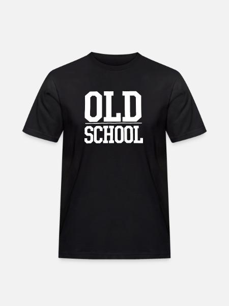 Old School - T-shirt Workwear homme - noir