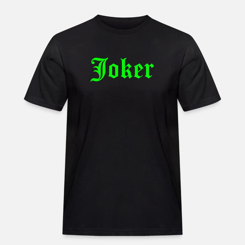Joker - Männer Workwear T-Shirt - Schwarz