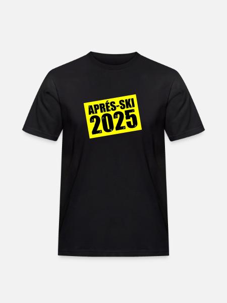 Après-ski 2025 - Men's Workwear T-Shirt - black