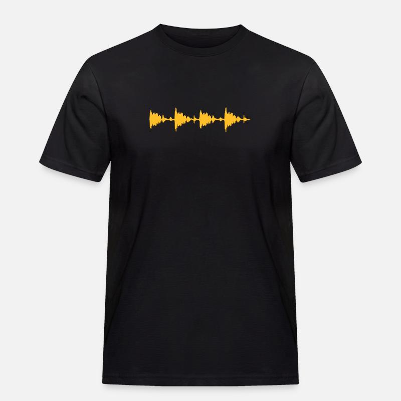 Waveform - Sample - Drumloop - T-shirt Workwear homme - noir