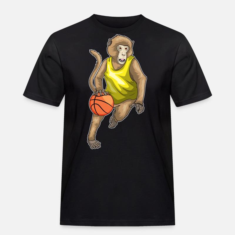 Singe Basketteur Basketteur - T-shirt Workwear homme - noir