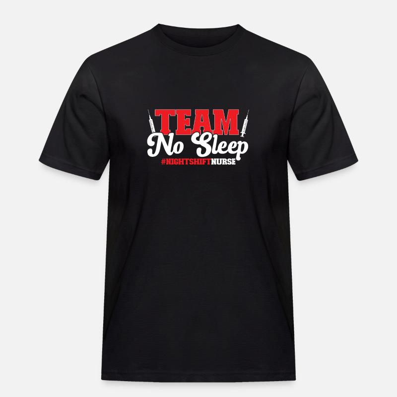 Natsygeplejerske - Herre Workwear T-Shirt - sort