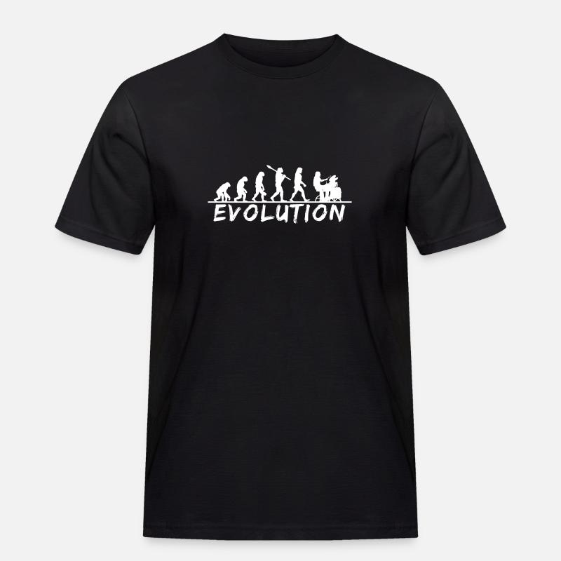 Évolution vers Drummer Silhouette March - T-shirt Workwear homme - noir