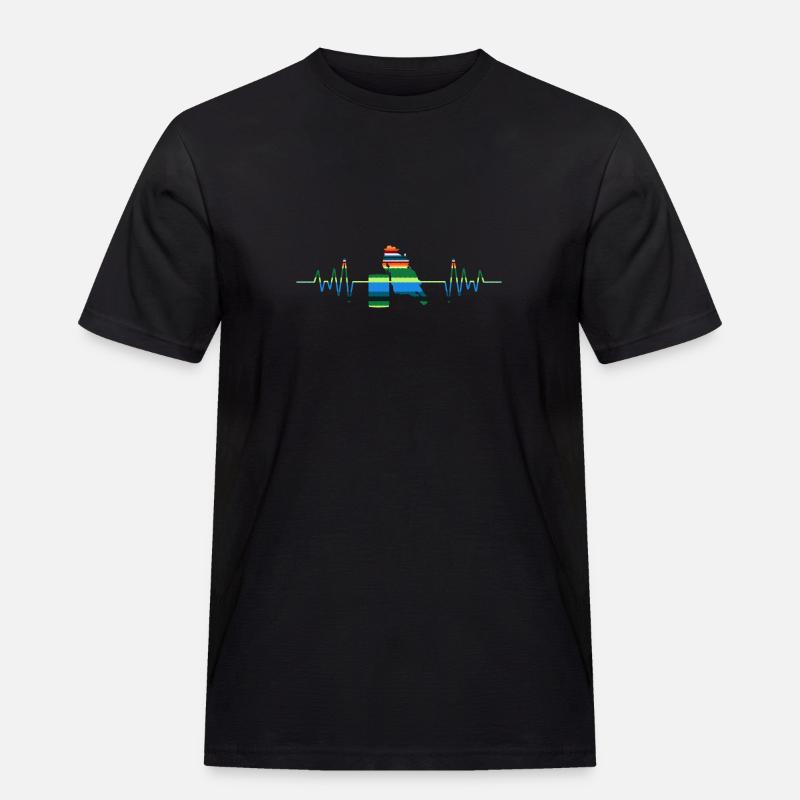 Rodeo Barrel Racing Pferd - Männer Workwear T-Shirt - Schwarz