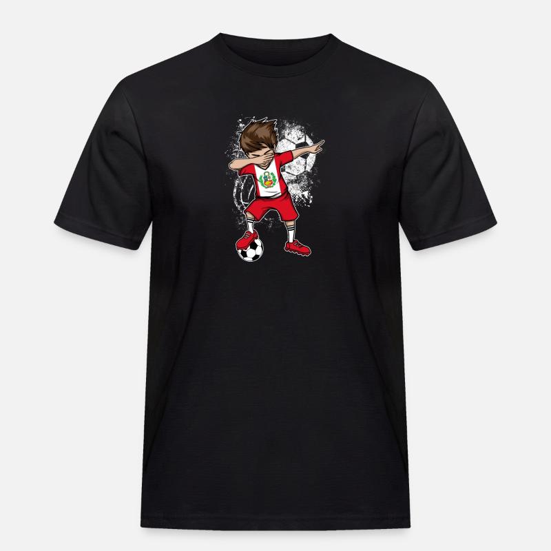 Peru National Team VM WC - Workwear T-Shirt for menn - svart