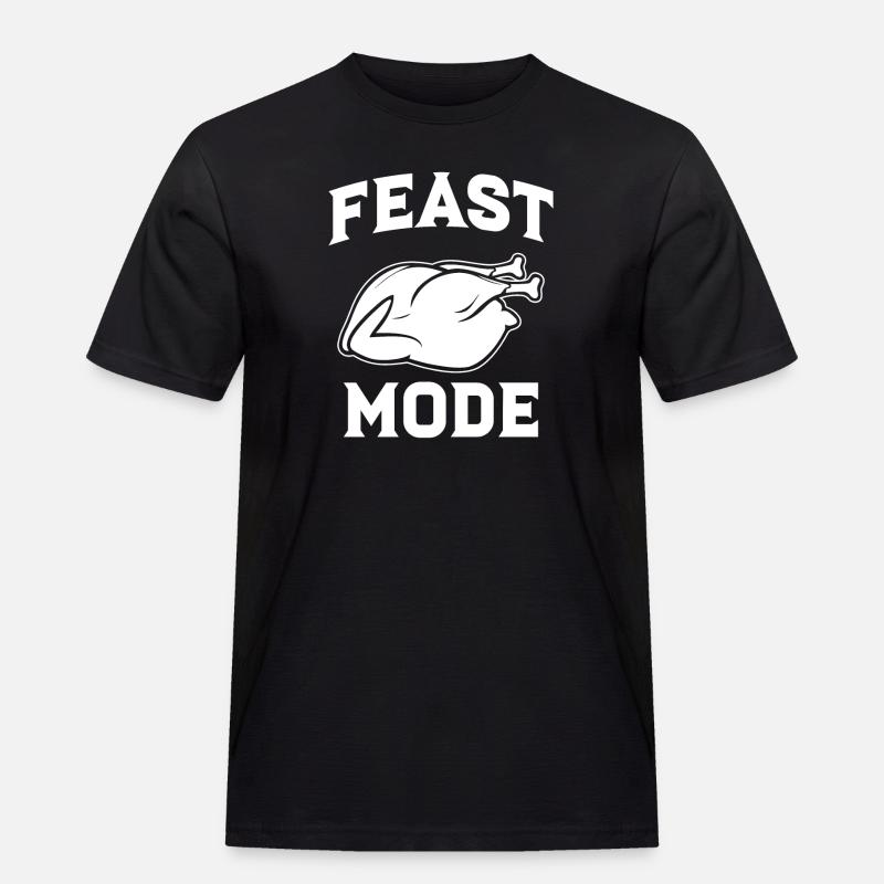 Festmodus - Männer Workwear T-Shirt - Schwarz