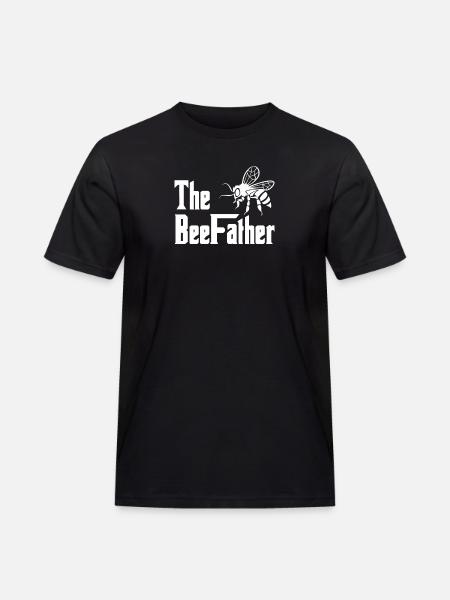 The BeeFather Bee Insect Gift - Men's Workwear T-Shirt - black