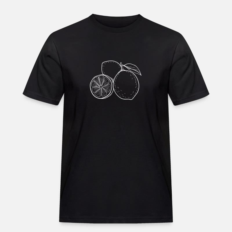 Citrons Fruit Fruit Fruit Lemon - T-shirt Workwear homme - noir