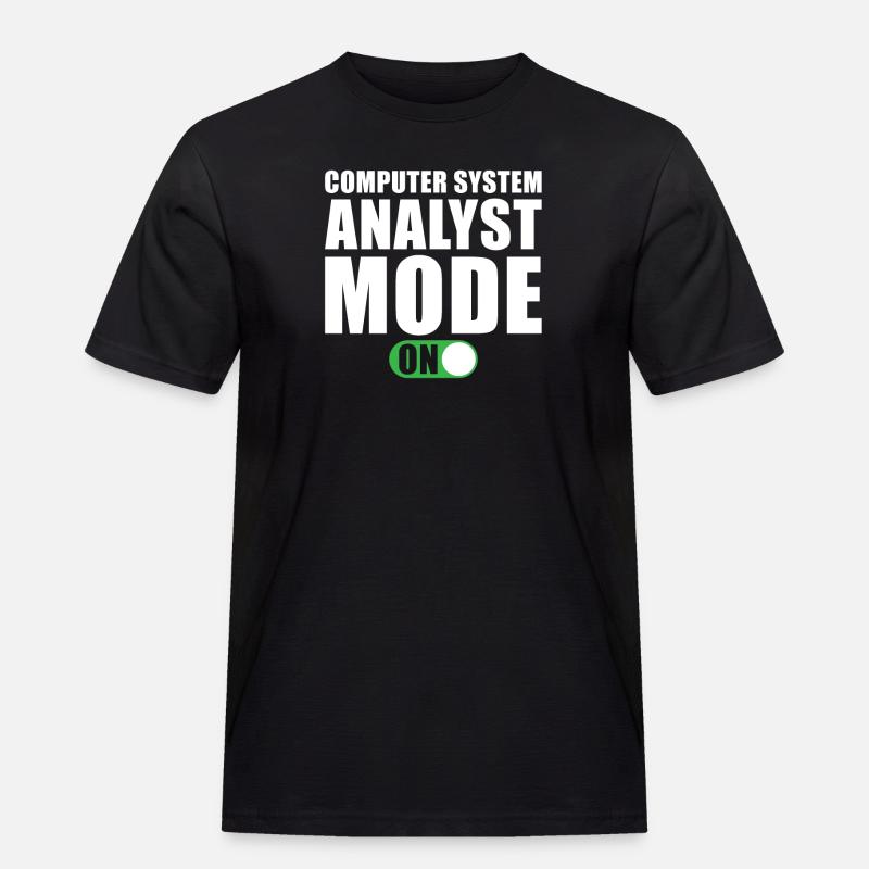Computer System Analyst Geschenk - Männer Workwear T-Shirt - Schwarz