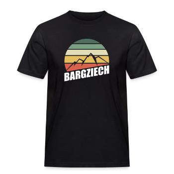 Erzgebirge Bergziege Wandern Sachsen - Männer Workwear T-Shirt - Schwarz - Vorne - AI Model Male 178 light (178cm)