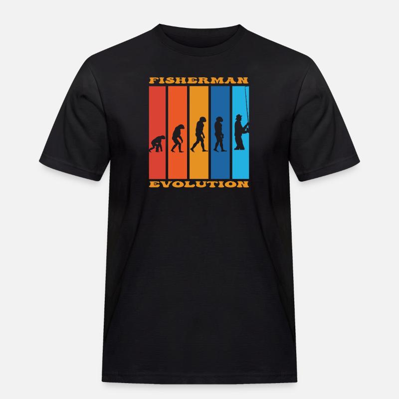 Angler Evolution - Men's Workwear T-Shirt - black