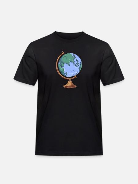 Globe Geography - Men's Workwear T-Shirt - black
