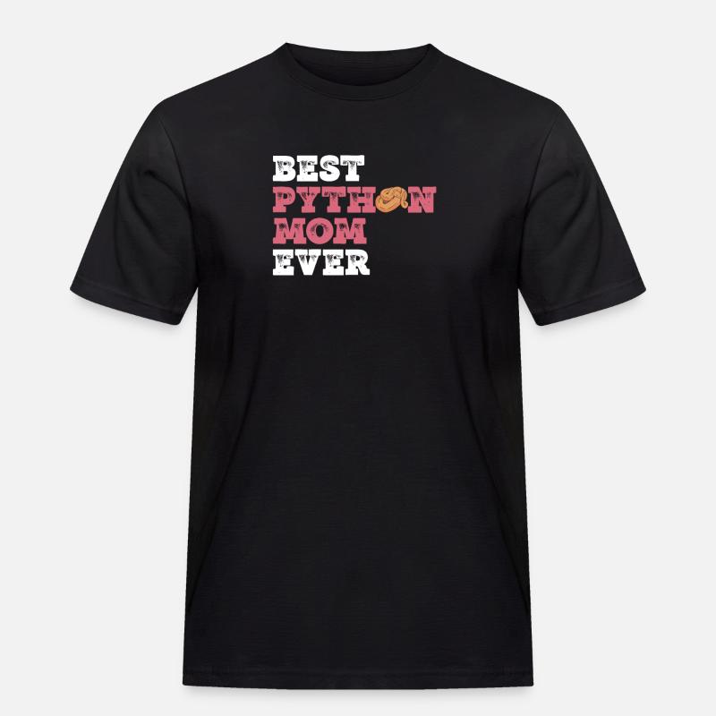 Königspython Mutter Banane Königspython Mama - Männer Workwear T-Shirt - Schwarz