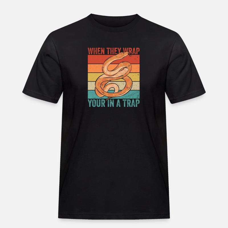 Königspython Boule de banane Python - T-shirt Workwear homme - noir