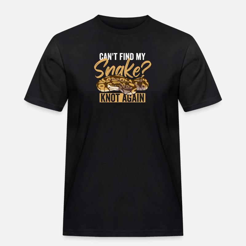 Königspython Ball Python - T-shirt Workwear homme - noir