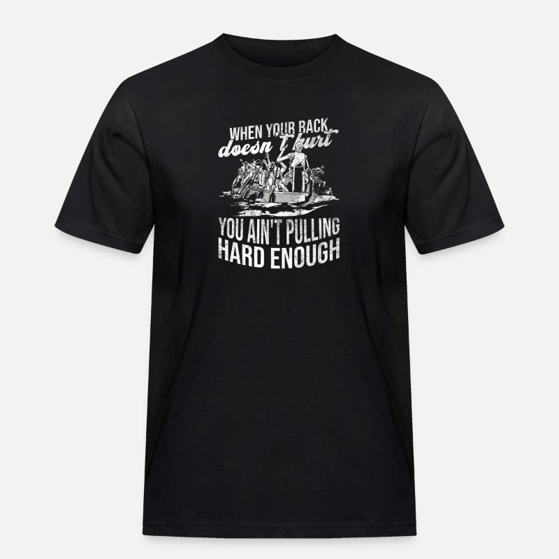 Drachenboot Drachenboot Mannschaft - Männer Workwear T-Shirt - Schwarz