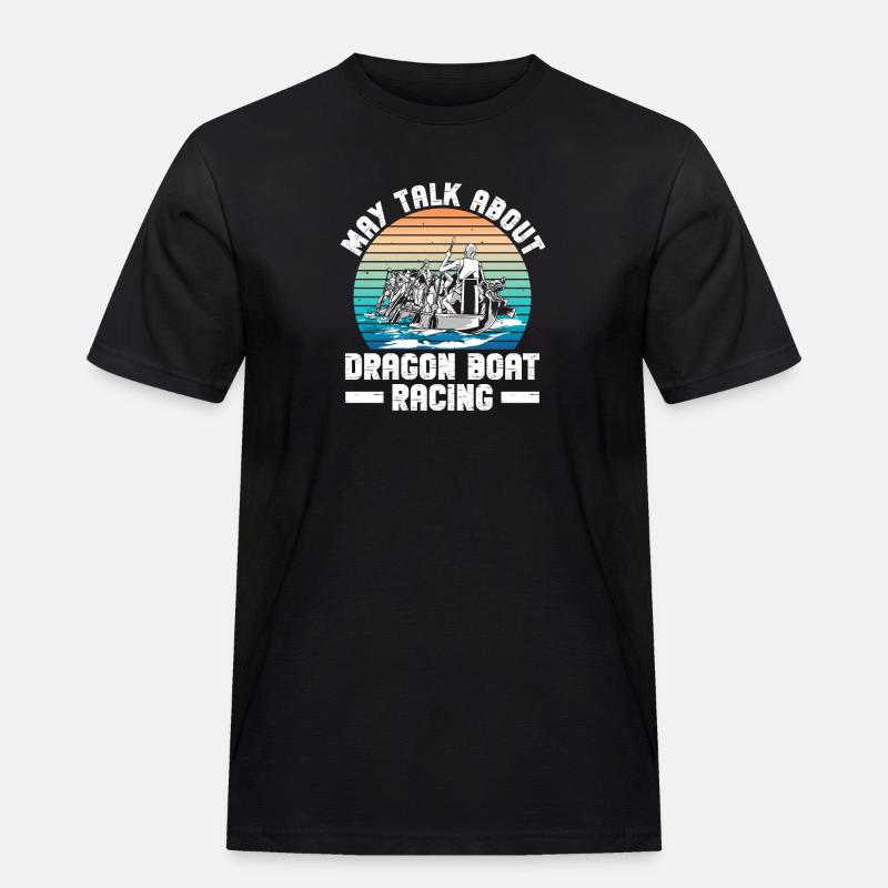 Drachenboot Und Drachenboottrainer - Männer Workwear T-Shirt - Schwarz