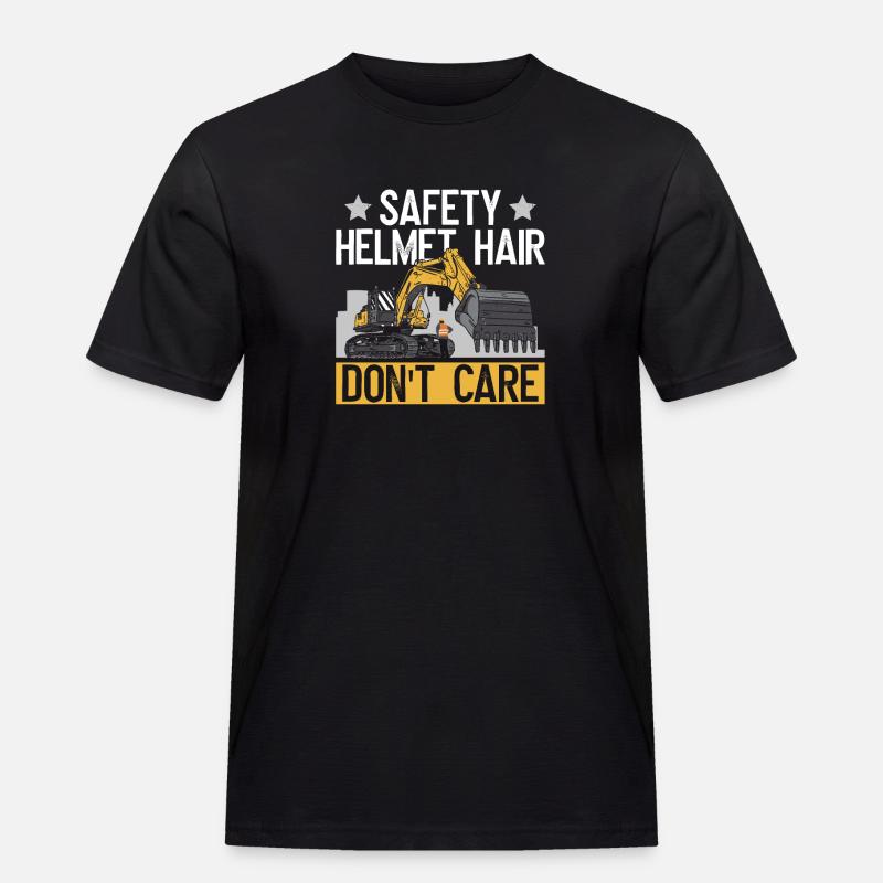 Baggerfahrer Baggern Bagger - Men's Workwear T-Shirt - black