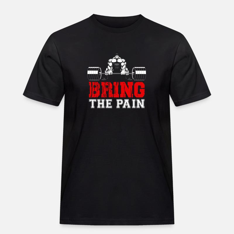 Trainiere - Männer Workwear T-Shirt - Schwarz