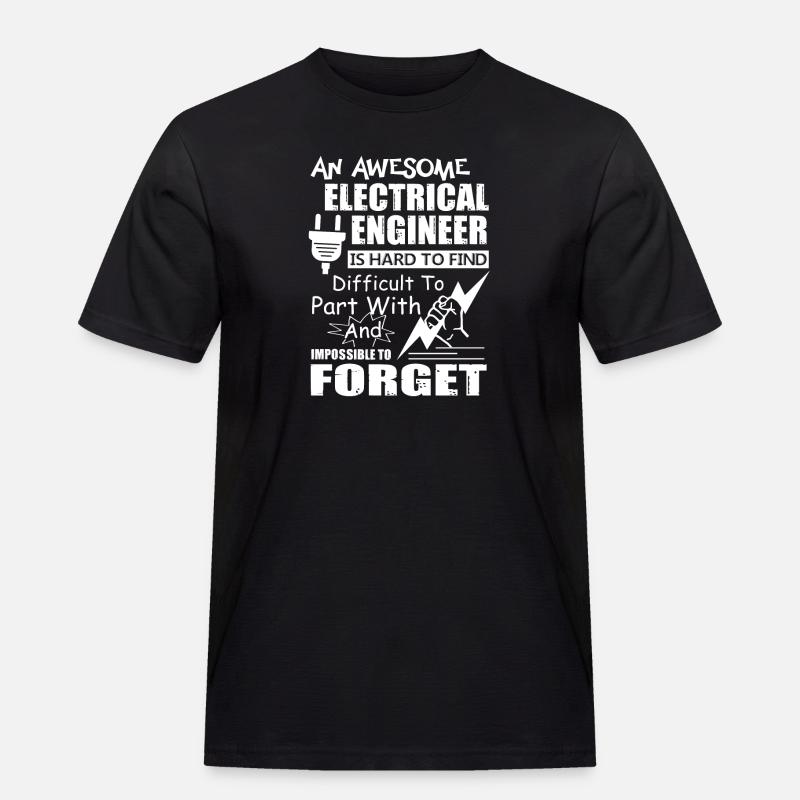 Electrical Engineer Awesome Electrical Engineer - Men's Workwear T-Shirt - black